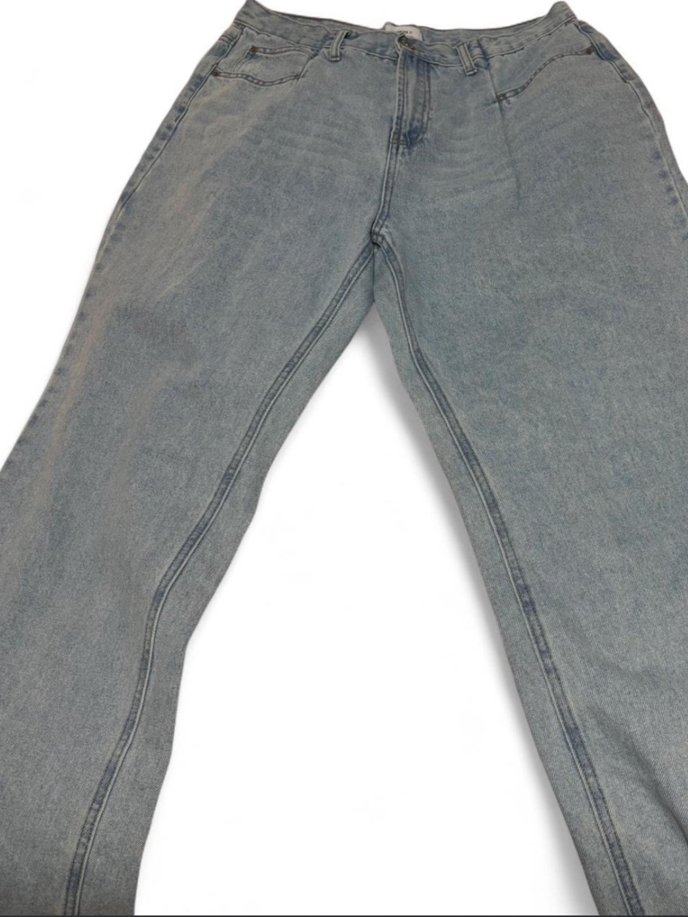 Forever 21 Light Wash Denim Jeans - Light Blue